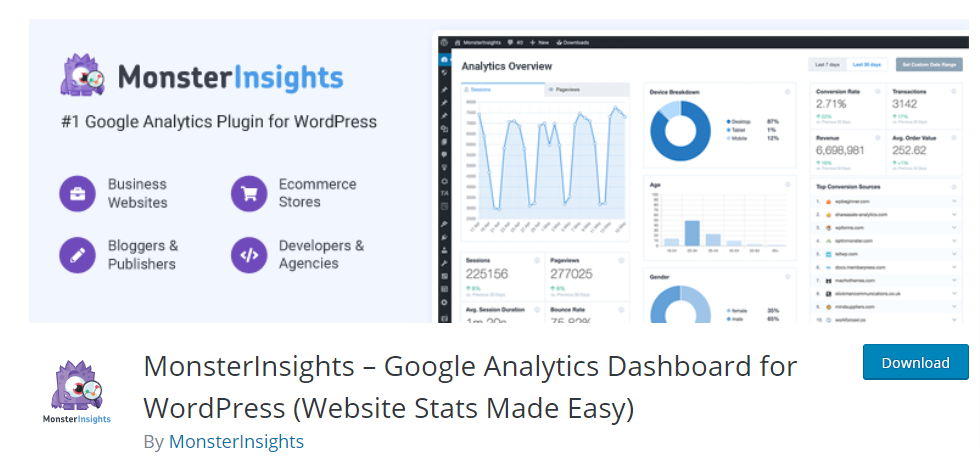 Google Analytics for WordPress