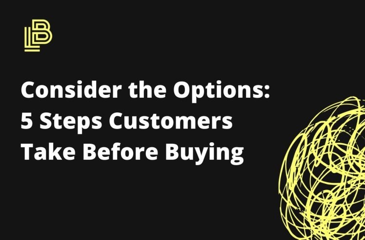 Consider the Options: 5 Steps Customers Take Before Buying